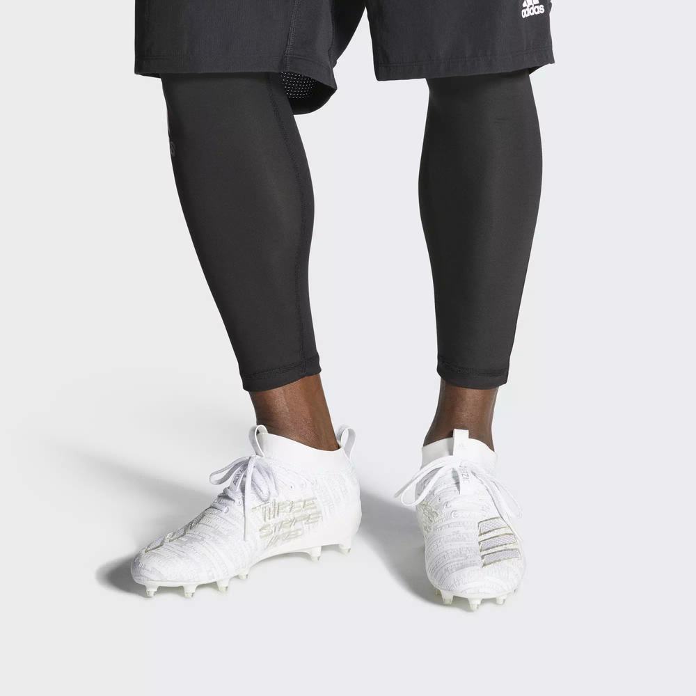 Adidas Adizero 8.0 Tacos de Futbol Blancos Para Hombre (MX-98970)